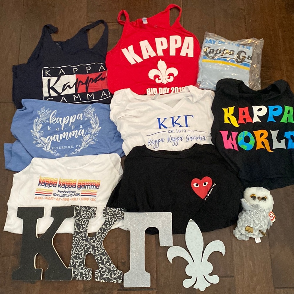 Bundle of 8 Kappa Kappa Gamma Shirts